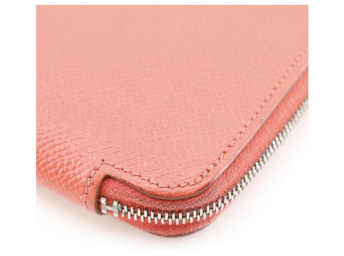 Cartera larga de seda Azap de Hermès Rosa - vista 5
