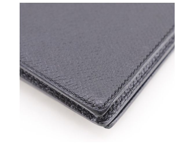 Cartera Larga Beansufla de Hermès en Cuero Epsom Negro - vista 15