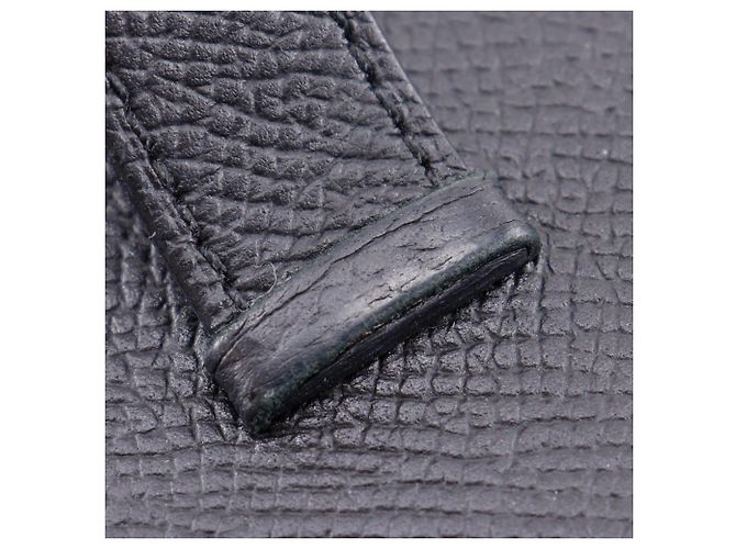 Cartera Larga Beansufla de Hermès en Cuero Epsom Negro - vista 16