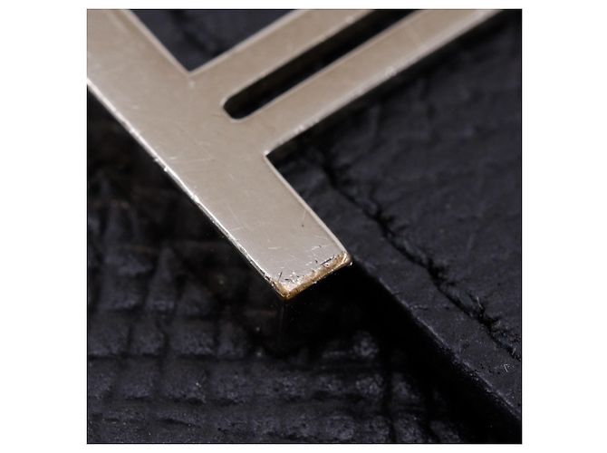Cartera Larga Beansufla de Hermès en Cuero Epsom Negro - vista 17