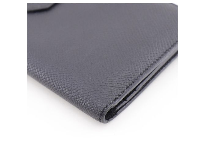 Cartera Larga Beansufla de Hermès en Cuero Epsom Negro - vista 5