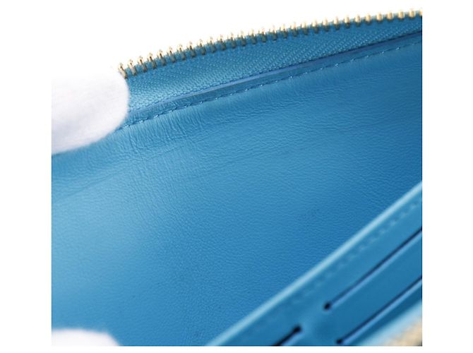 Cartera Zippy Louis Vuitton Azul Turquesa - vista 10