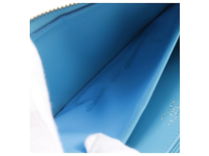 Cartera Zippy Louis Vuitton Azul Turquesa - vista 11