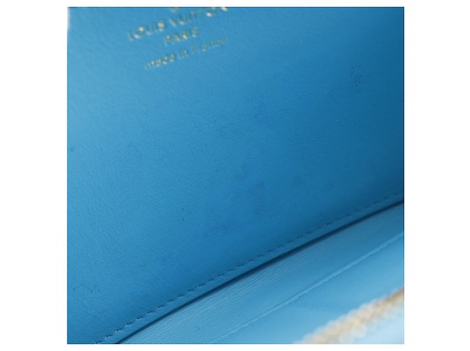 Cartera Zippy Louis Vuitton Azul Turquesa - vista 14