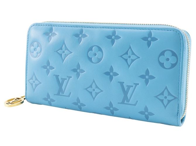 Cartera Zippy Louis Vuitton Azul Turquesa - vista 2