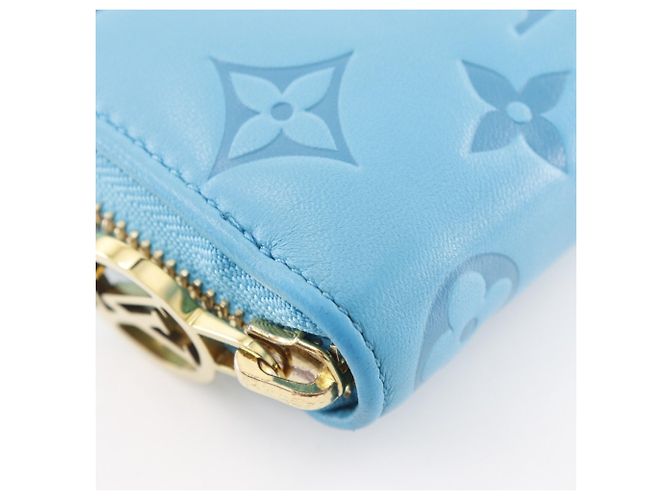 Cartera Zippy Louis Vuitton Azul Turquesa - vista 4