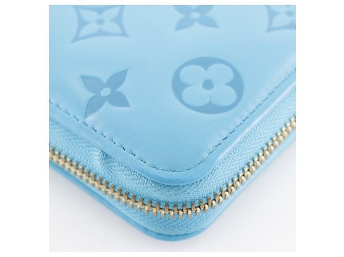 Cartera Zippy Louis Vuitton Azul Turquesa - vista 7