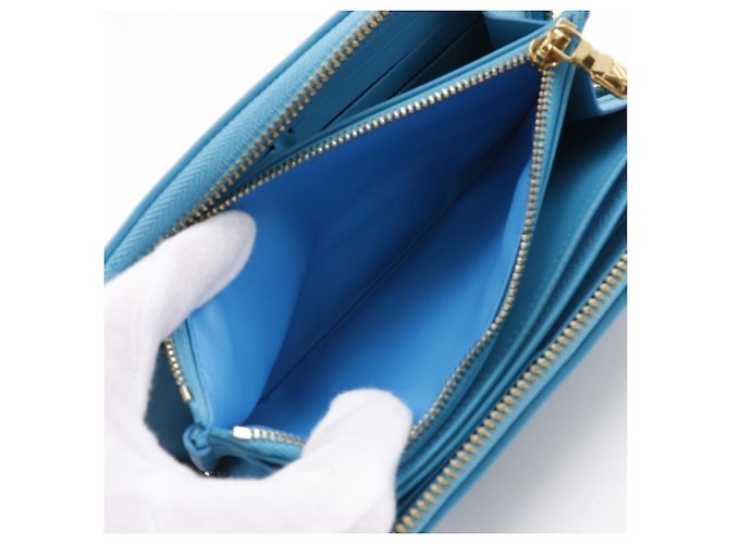 Cartera Zippy Louis Vuitton Azul Turquesa - vista 9