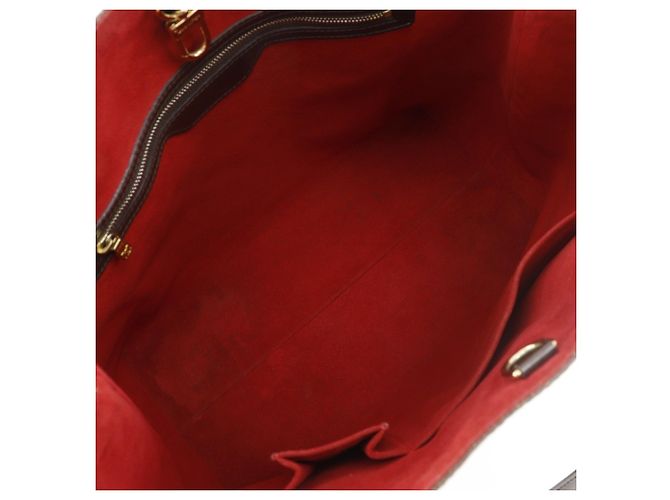 Borsa Tote Hampstead MM Louis Vuitton Marrone - vista 6