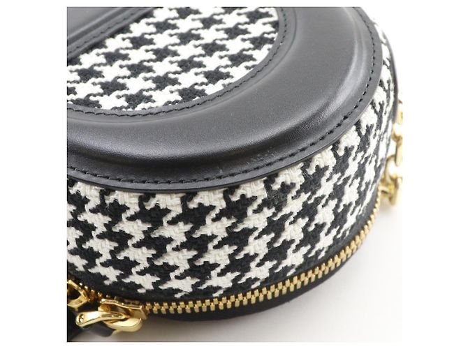 Borsa a Spalla Christian Dior Nero Bianco - vista 12