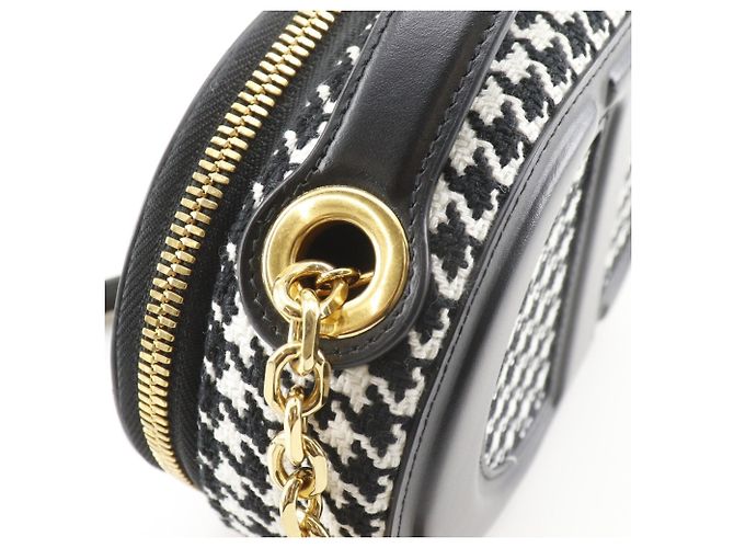 Borsa a Spalla Christian Dior Nero Bianco - vista 14