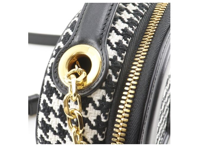 Borsa a Spalla Christian Dior Nero Bianco - vista 15