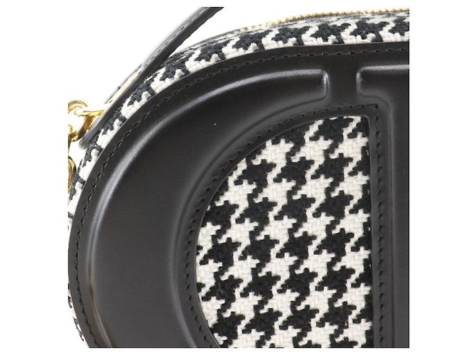 Borsa a Spalla Christian Dior Nero Bianco - vista 7