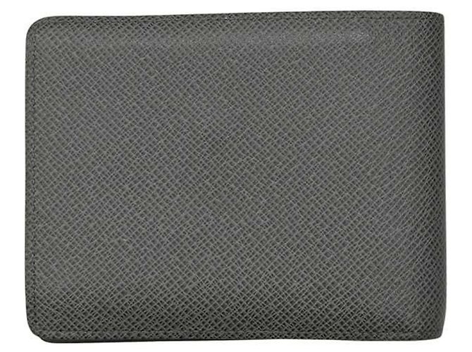 Portafoglio bi-fold Louis Vuitton grigio ghiacciaio Marrone - vista 3
