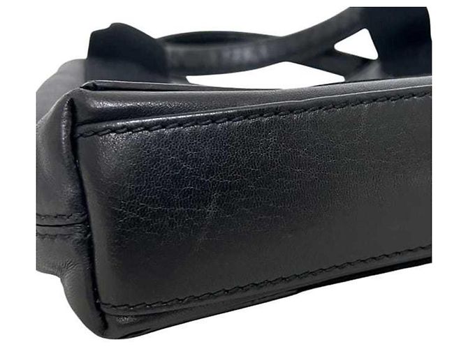 Everyday Borsa tote in pelle nera Balenciaga Nero - vista 6