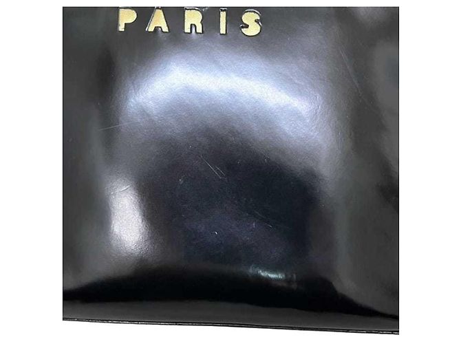 Céline Schultertasche aus schwarzem Leder von Celine - Ansicht 10