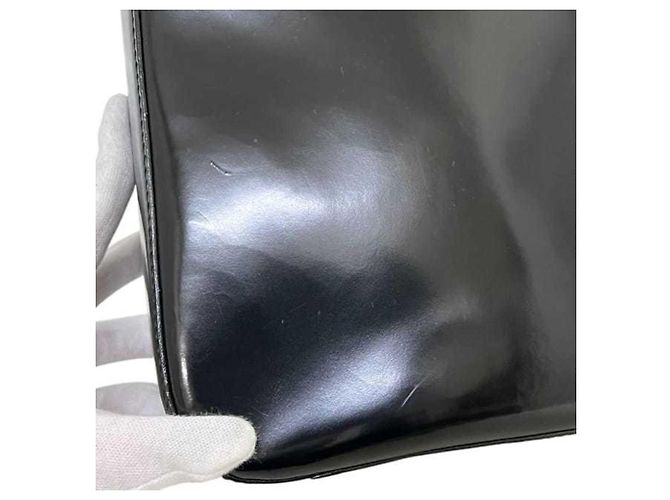 Céline Schultertasche aus schwarzem Leder von Celine - Ansicht 11