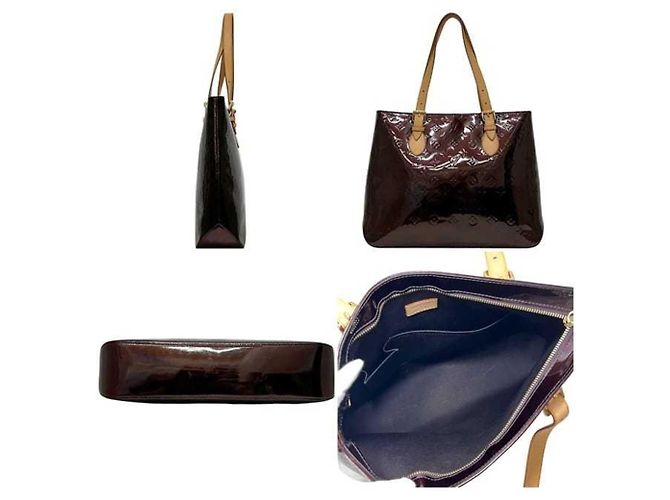 Borsa tote Brentwood Louis Vuitton Bordò - vista 3