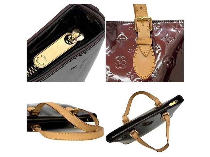 Borsa tote Brentwood Louis Vuitton Bordò - vista 4