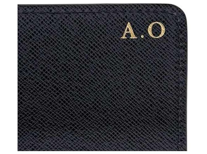 Cartera Larga Louis Vuitton Castaño Azul marino - vista 8