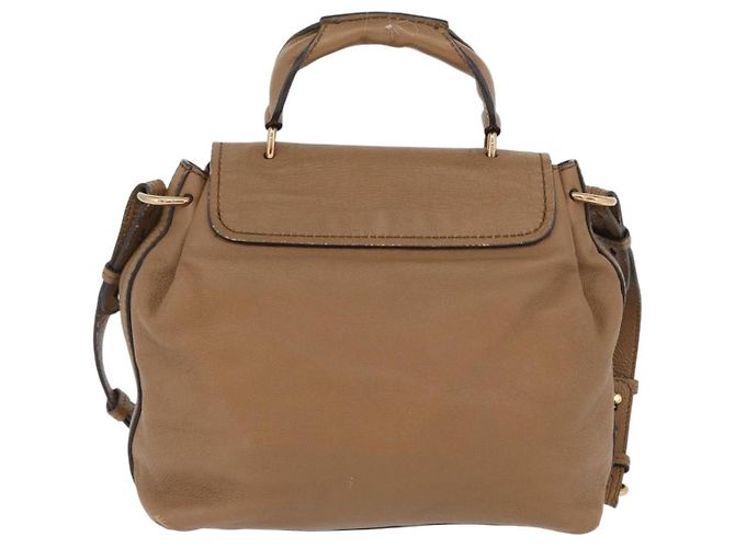 Chloé Borsa a tracolla convertibile in pelle media Chloe Elsie Marrone - vista 2