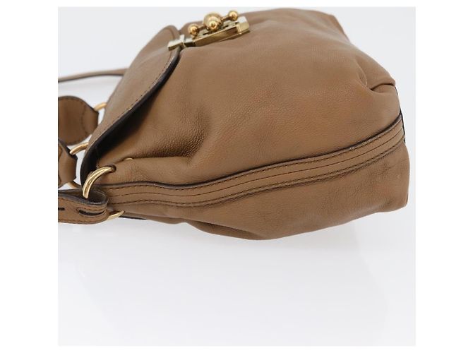 Chloé Borsa a tracolla convertibile in pelle media Chloe Elsie Marrone - vista 4