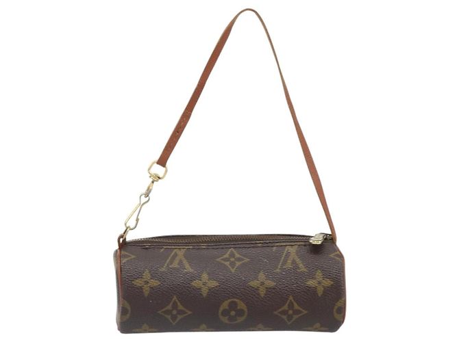 Pochette Papillon Monogram in Tela Mini Louis Vuitton Marrone - vista 2