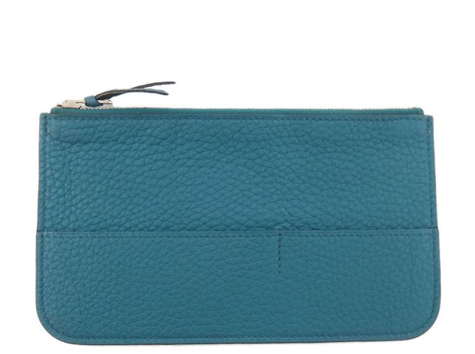 Cartera Larga Dogon GM de Hermès Azul - vista 10