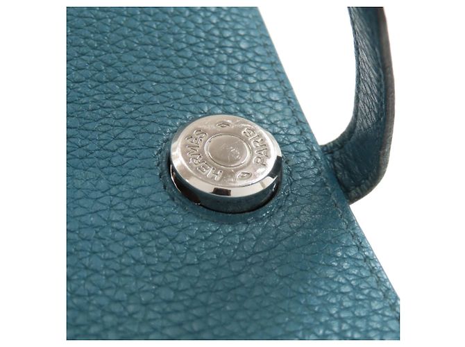 Cartera Larga Dogon GM de Hermès Azul - vista 17