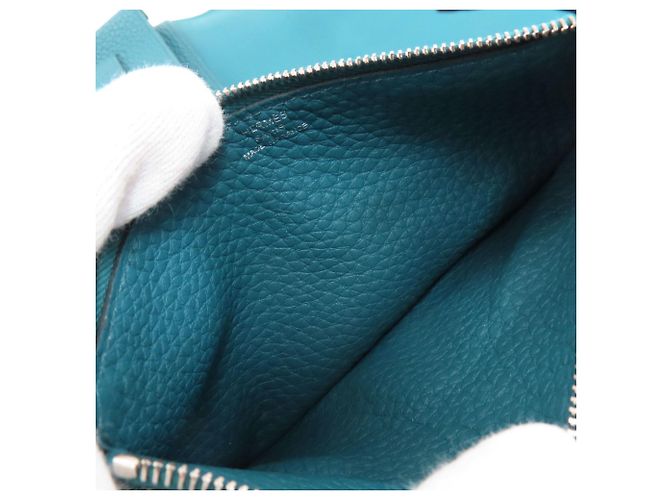 Cartera Larga Dogon GM de Hermès Azul - vista 7