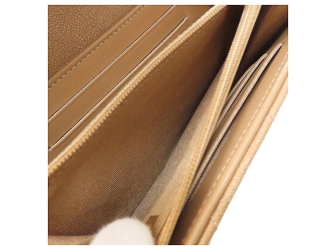 Cartera Bifold Chanel Boy Beige - vista 6