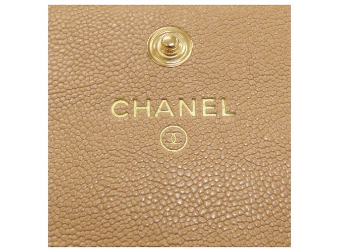 Cartera Bifold Chanel Boy Beige - vista 7