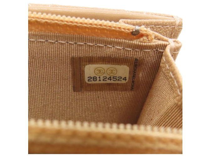 Cartera Bifold Chanel Boy Beige - vista 9