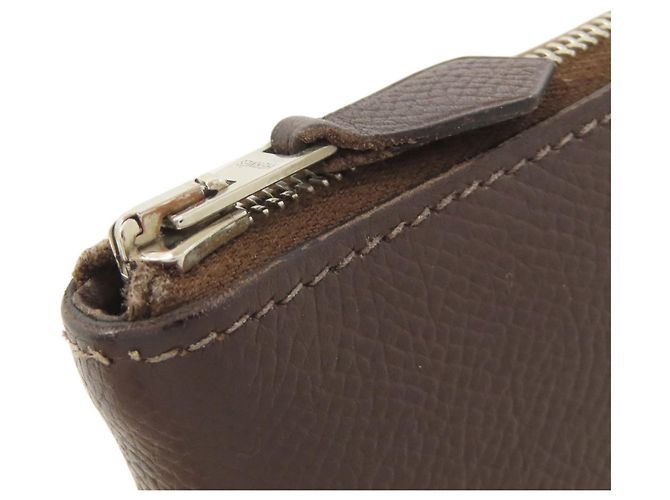 Portafoglio Lungo Azap Classico Hermès Marrone scuro - vista 16