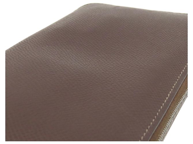 Portafoglio Lungo Azap Classico Hermès Marrone scuro - vista 20