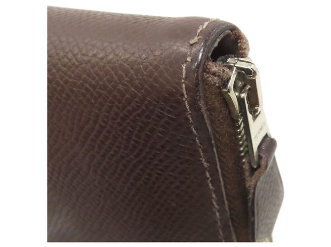 Portafoglio Lungo Azap Classico Hermès Marrone scuro - vista 24