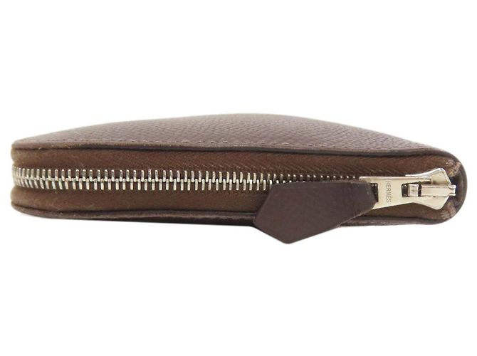 Portafoglio Lungo Azap Classico Hermès Marrone scuro - vista 3