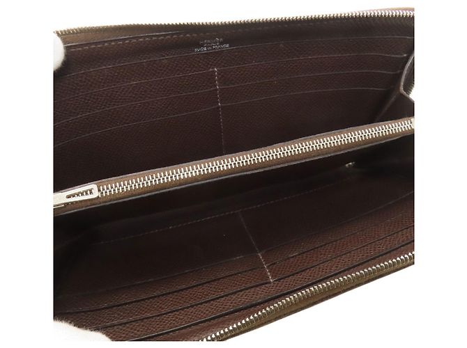 Portafoglio Lungo Azap Classico Hermès Marrone scuro - vista 4