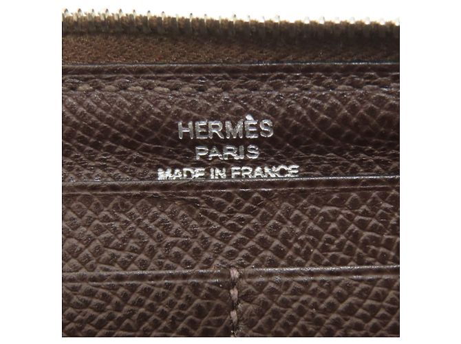 Portafoglio Lungo Azap Classico Hermès Marrone scuro - vista 6