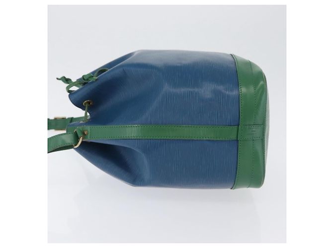 Louis Vuitton Bicolor Noe Epi Leather Large Blu - vista 4