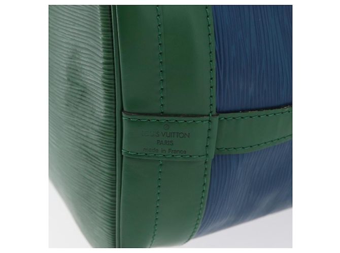 Louis Vuitton Bicolor Noe Epi Leather Large Blu - vista 7