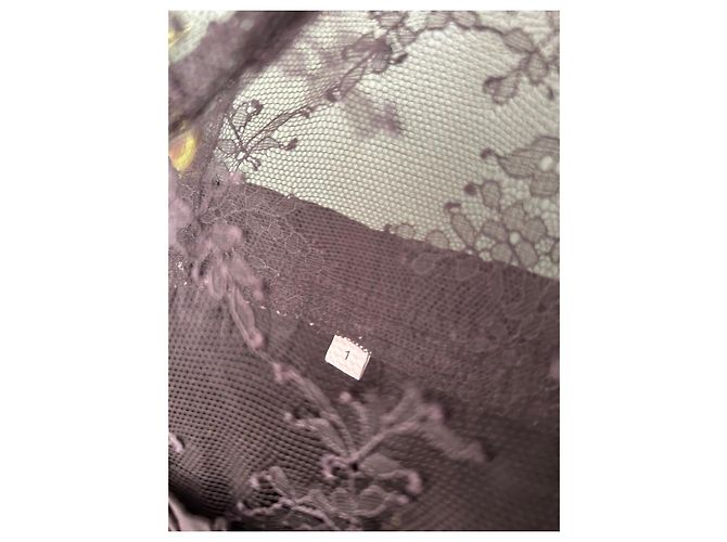 Schwarzes Spitzenkleid Sandro - Ansicht 3