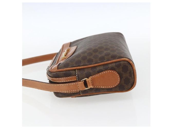 Céline Celine Vintage Macadam Canvas and Leather Braun - Ansicht 3