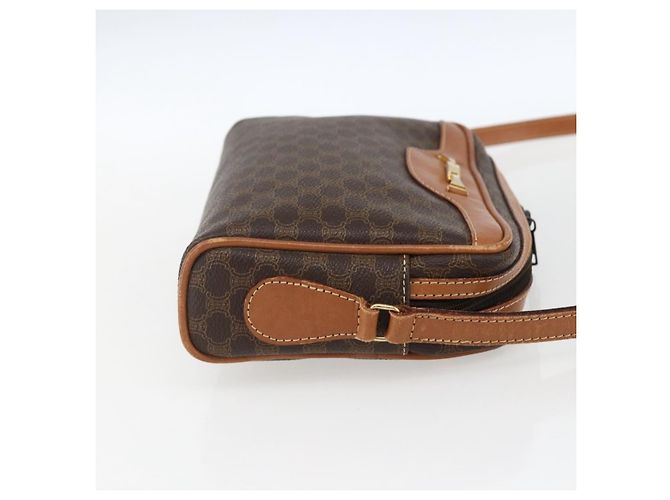Céline Celine Vintage Macadam Canvas and Leather Braun - Ansicht 4