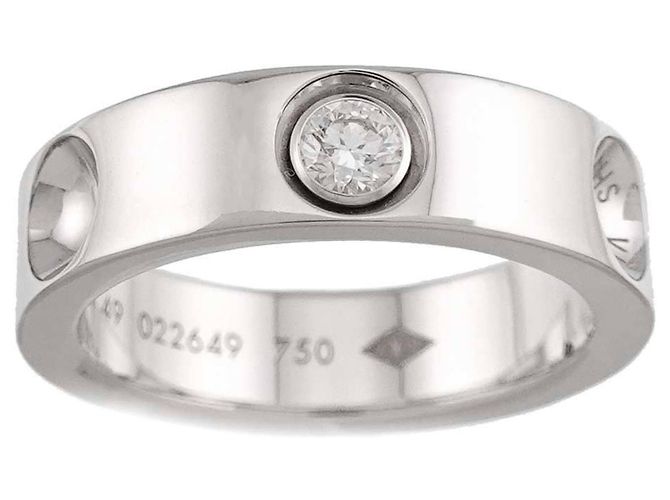Anello Petite Bourg Empreinte in Oro Bianco 18K Louis Vuitton D'oro - vista 2