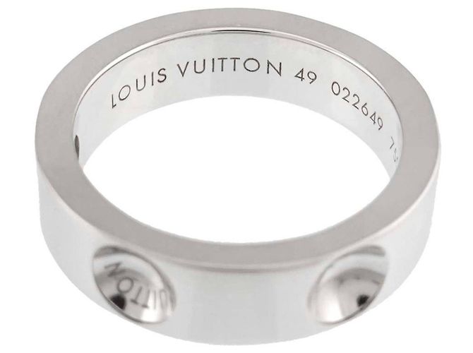 Anello Petite Bourg Empreinte in Oro Bianco 18K Louis Vuitton D'oro - vista 3