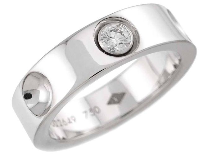 Anello Petite Bourg Empreinte in Oro Bianco 18K Louis Vuitton D'oro - vista 6