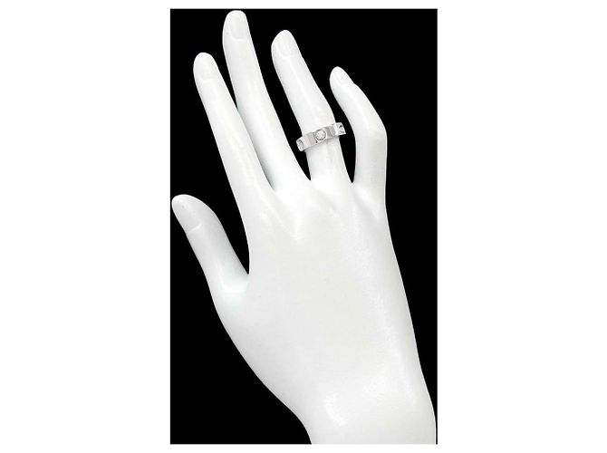 Anello Petite Bourg Empreinte in Oro Bianco 18K Louis Vuitton D'oro - vista 8