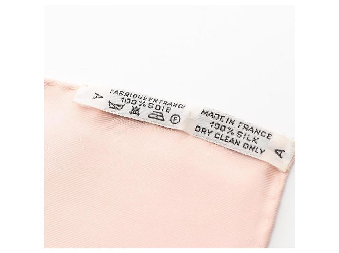 Silk In Foulard in seta Carré 90 Poste e Cavaliere di Hermès Rosa Multicolore - vista 3