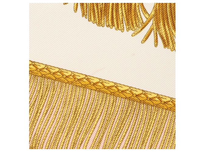 Silk In Foulard in seta Carré 90 Poste e Cavaliere di Hermès Rosa Multicolore - vista 4